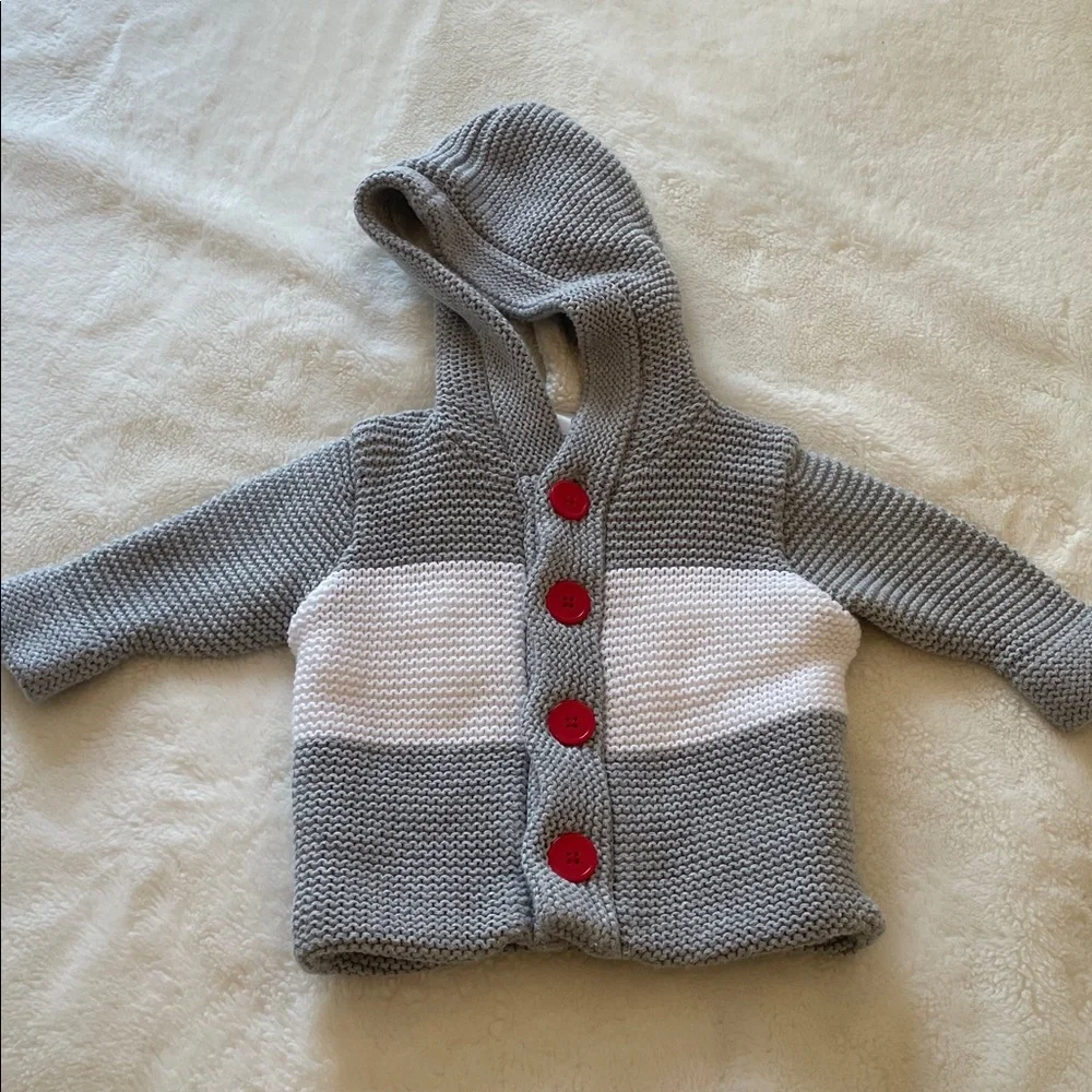 Hanna Andersson Knit Sherpa Jacket & Pants Set